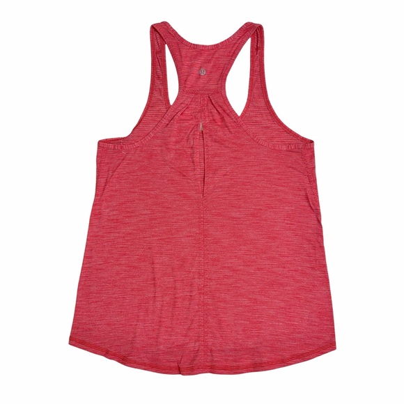 LULULEMON Rare Slit Yogi Racer Back III Coral Halter Tank + Small Reusable Bag - Picture 7 of 16